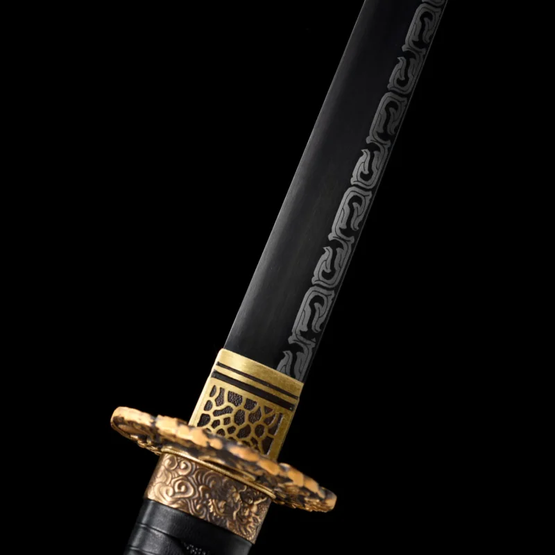 ninjato noir lame hamon