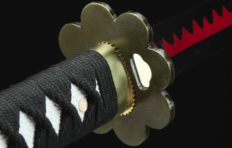 pommeau et garde katana shusui zoro one piece