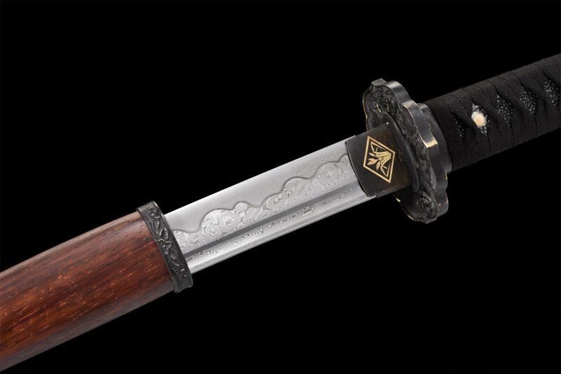 katana damas hamon
