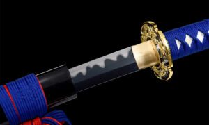 Katana Dragon bleu céleste