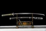 katana Argent et vert