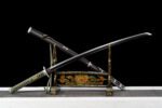 katana Argent et vert