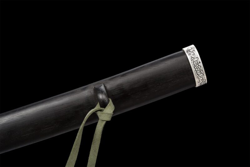 katana Argent et vert