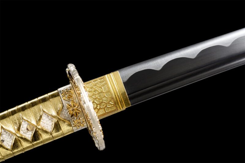 katana Blanc et Or