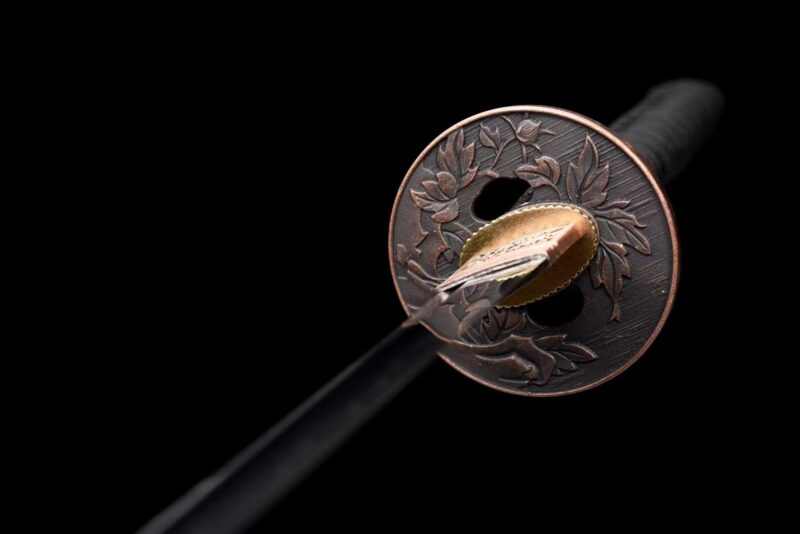 katana Murasakihana fleur pourpre