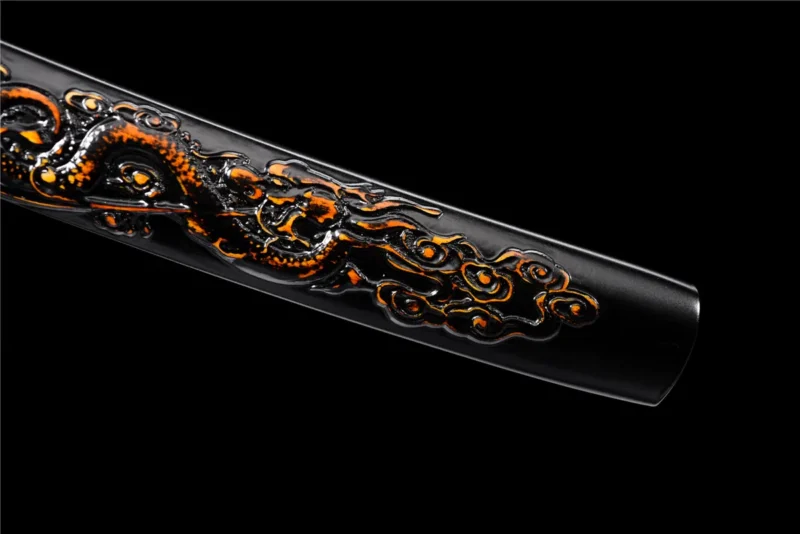 Wakizashi Kurenai Ryū Dragon Vermillon - vue 7